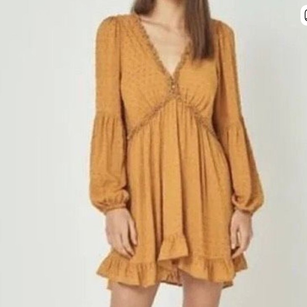 AUGUSTE Ryanne Dress in Mustard